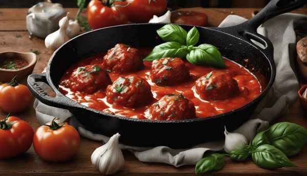 Sauce tomates pour boulettes de viande : recette facile et savoureuse